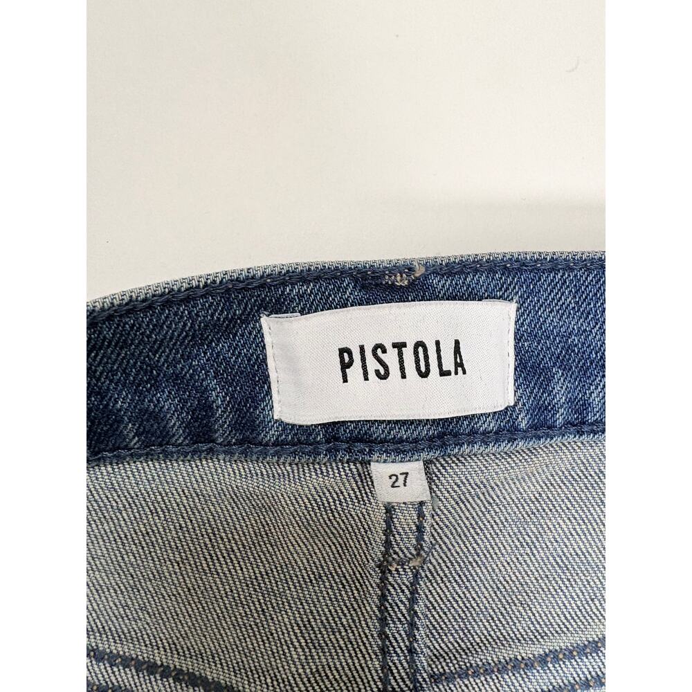 pistola Straight Leg Charlie Jeans in Medium Blue - Picture 5 of 16